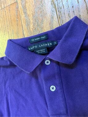 Ralph Lauren Purple Slim Polo Shirt